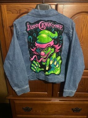 Insane Clown Posse Graphic upcycled jacket tee made by me